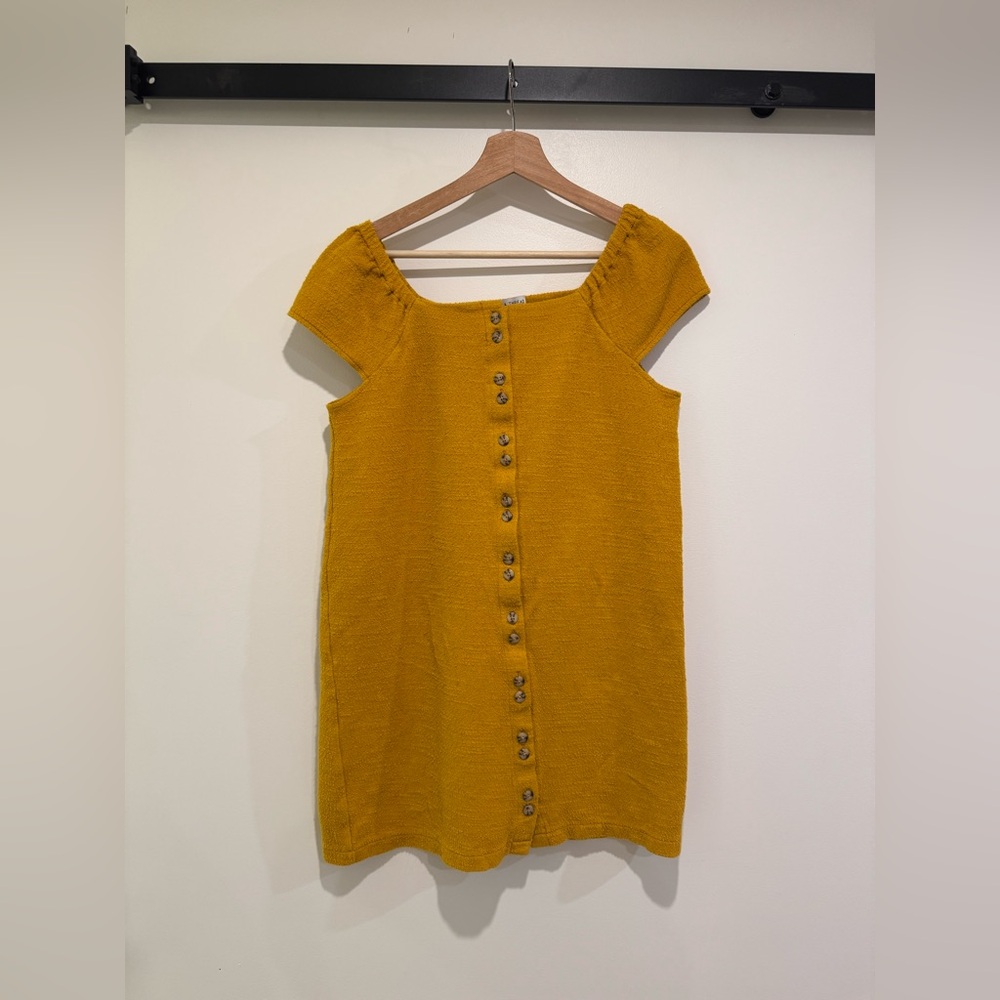 Madewell Texture & Thread Cap Sleeve Dress